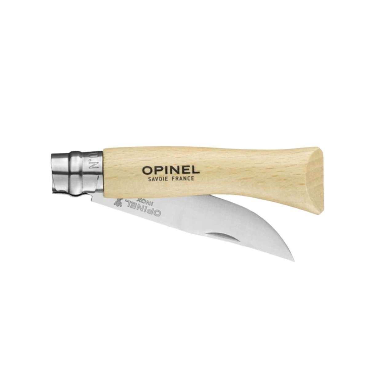 Opinel Pocket Knife 8 cm Beech Wood Handle No 7 Inox 000693