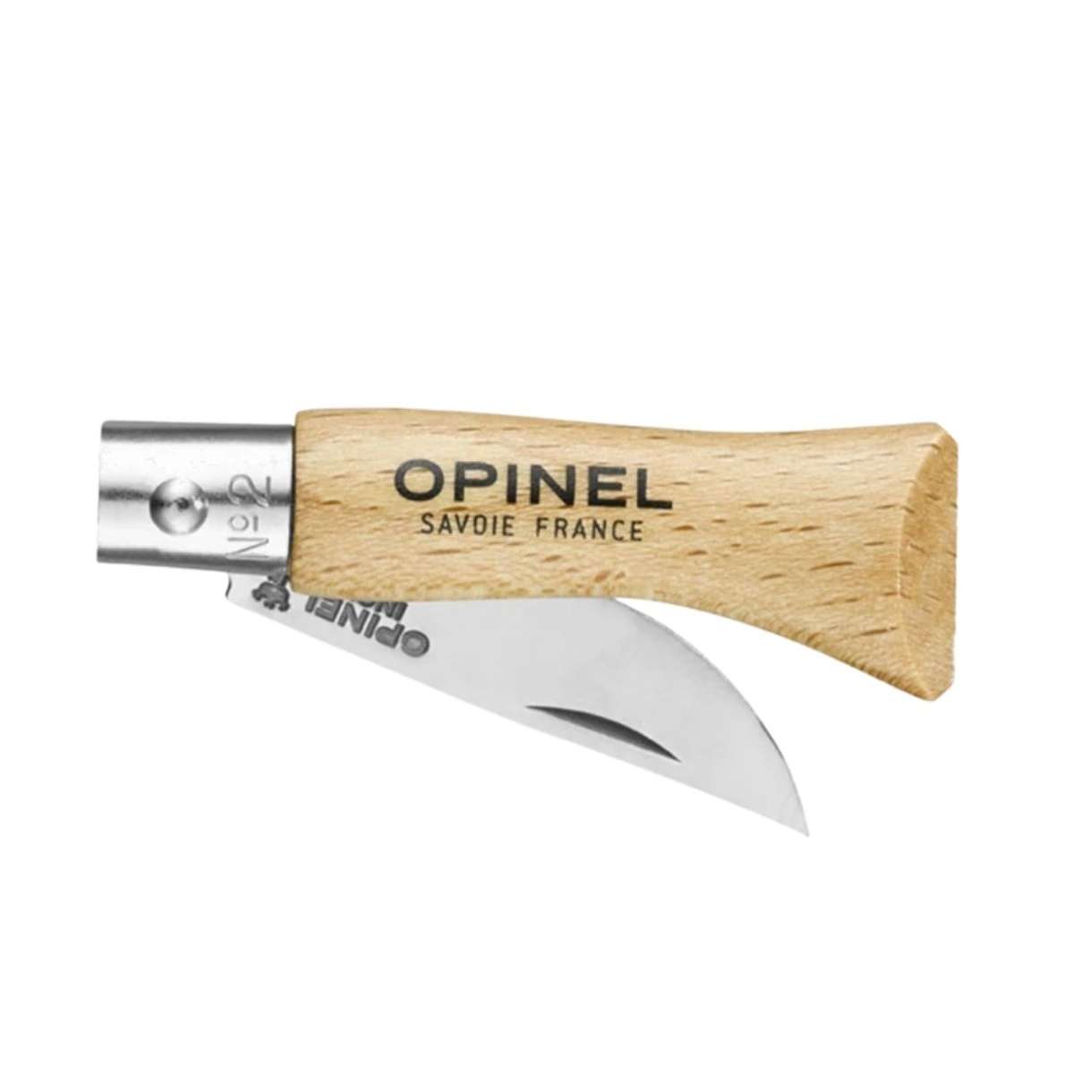 Opinel Pocket Knife 3.5 cm Beech Wood Handle No 2 Inox 001070