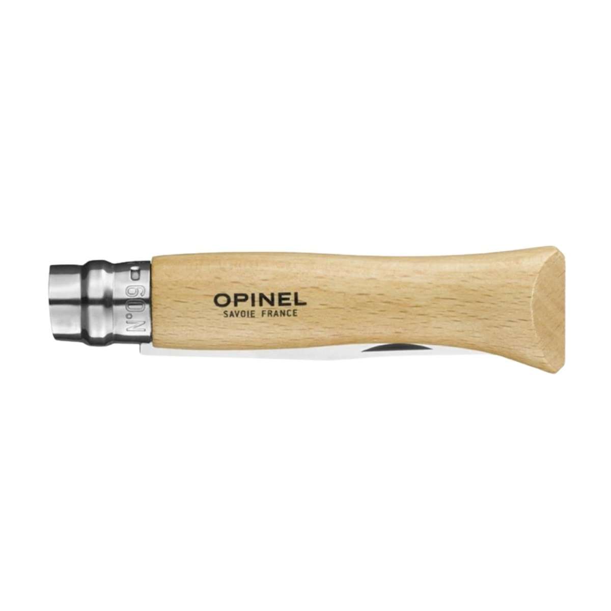 Opinel Pocket Knife 9 cm Beech Wood Handle No 9 Inox 001083
