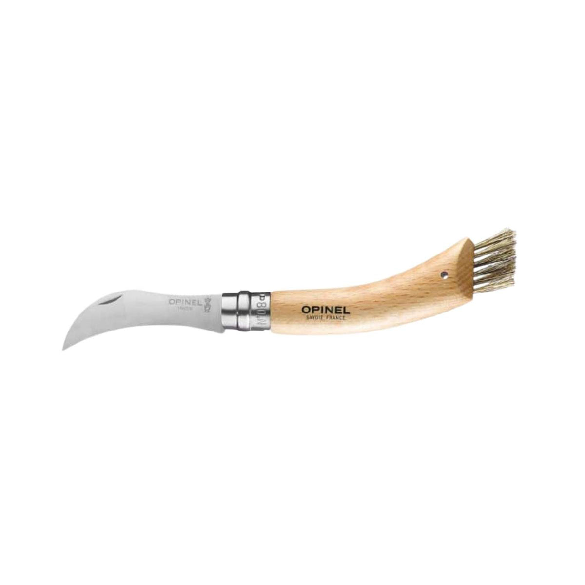 Opinel Pocket Knife 8 cm for Mushrooms Beech Wood Handle No 8 Garden 001252