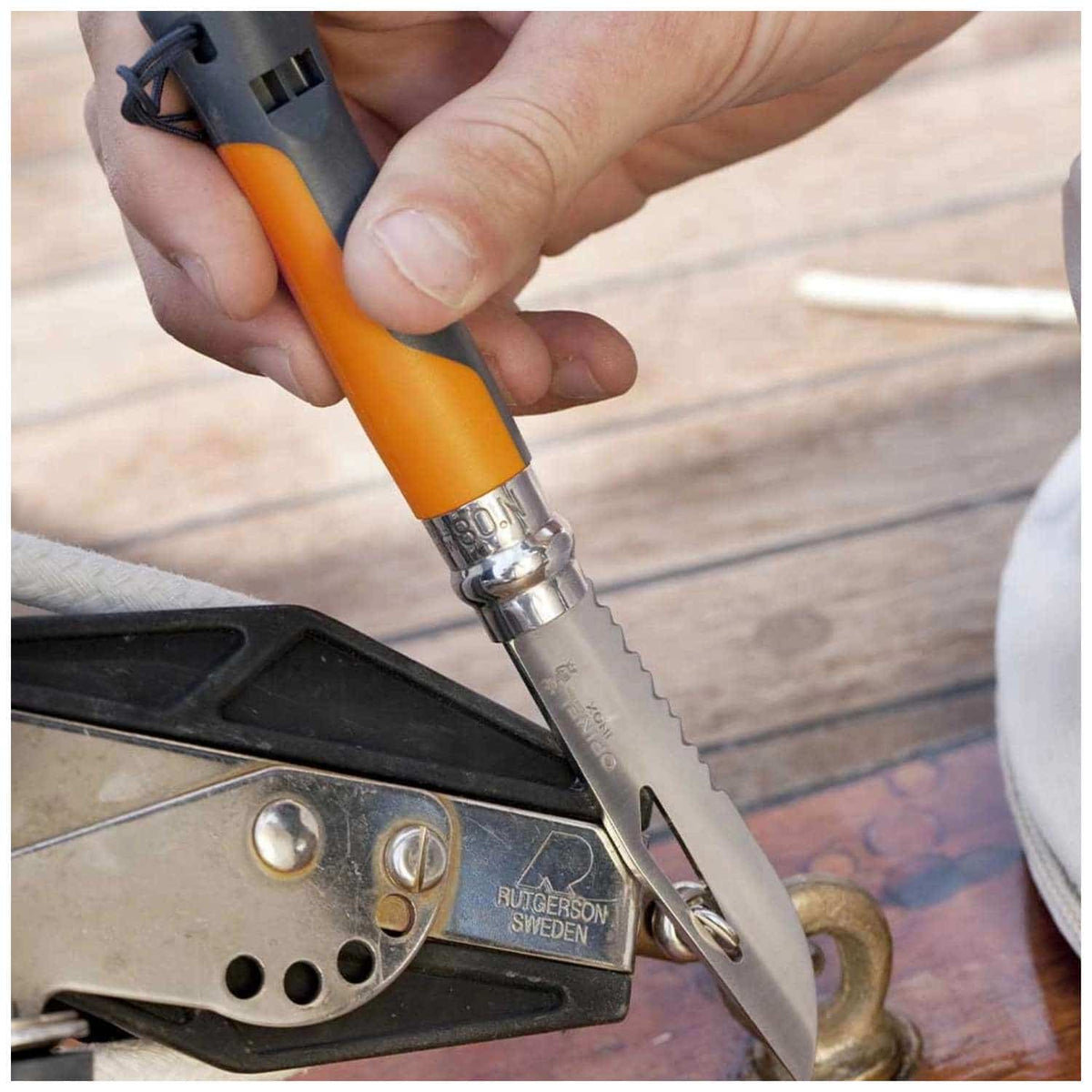 Opinel Pocket Knife 8.5 cm Orange Handle No 8 Outdoor 001577