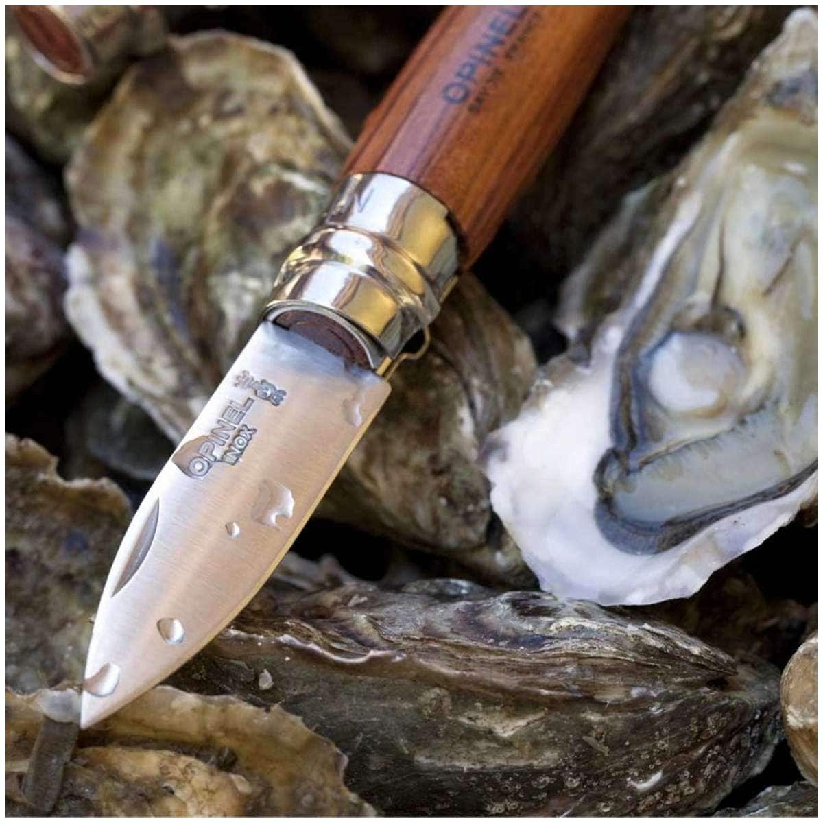 Opinel Pocket Knife 6.5 cm for Oyster Padouk Handle No 9 Inox 001616