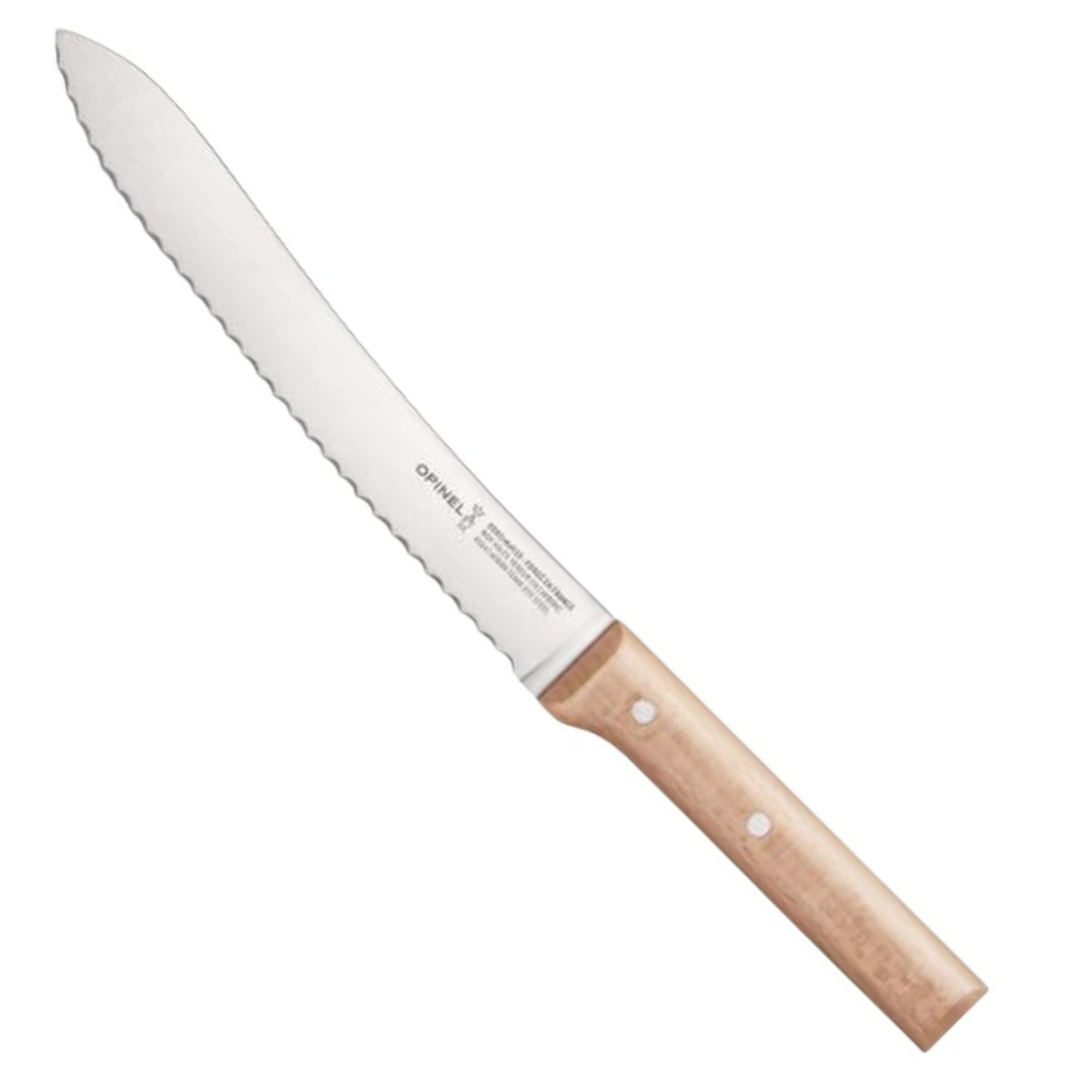Opinel Bread Knife 21 cm Beechwood Handle No 116 Parallele 001816