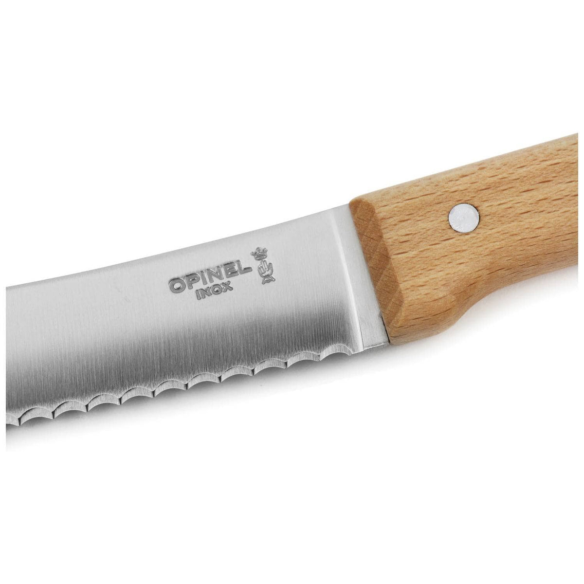 Opinel Bread Knife 21 cm Beechwood Handle No 116 Parallele 001816