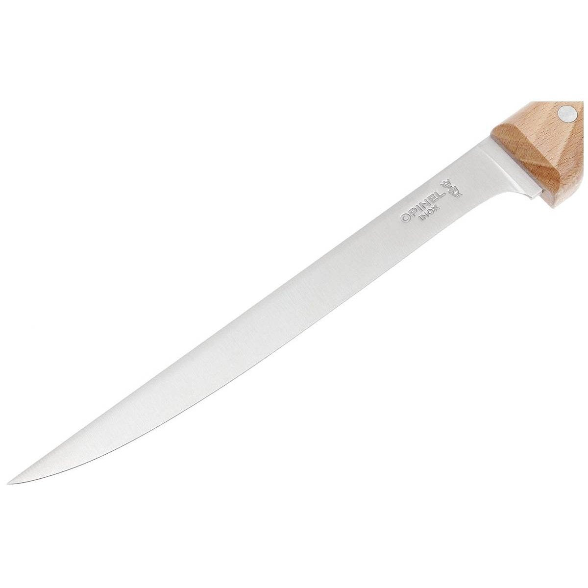 Opinel Filleting Knife 18 cm Beechwood Handle No 121 Parallele 001821