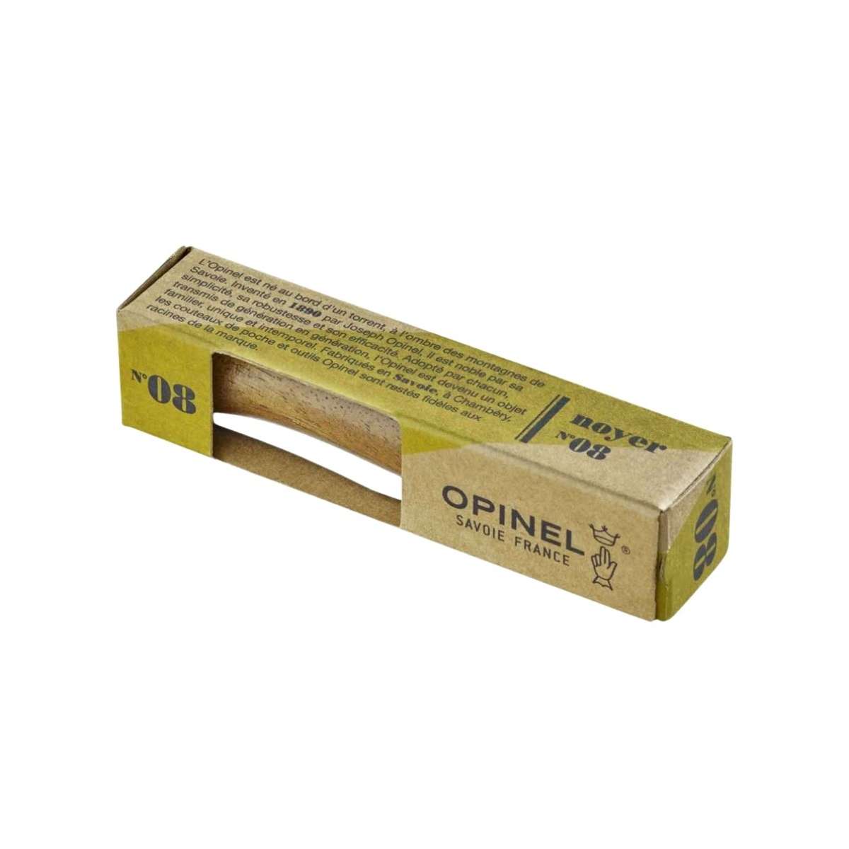 Opinel Pocket Knife 8.5 cm Walnut Wood Handle No 8 Classic Wood 002022