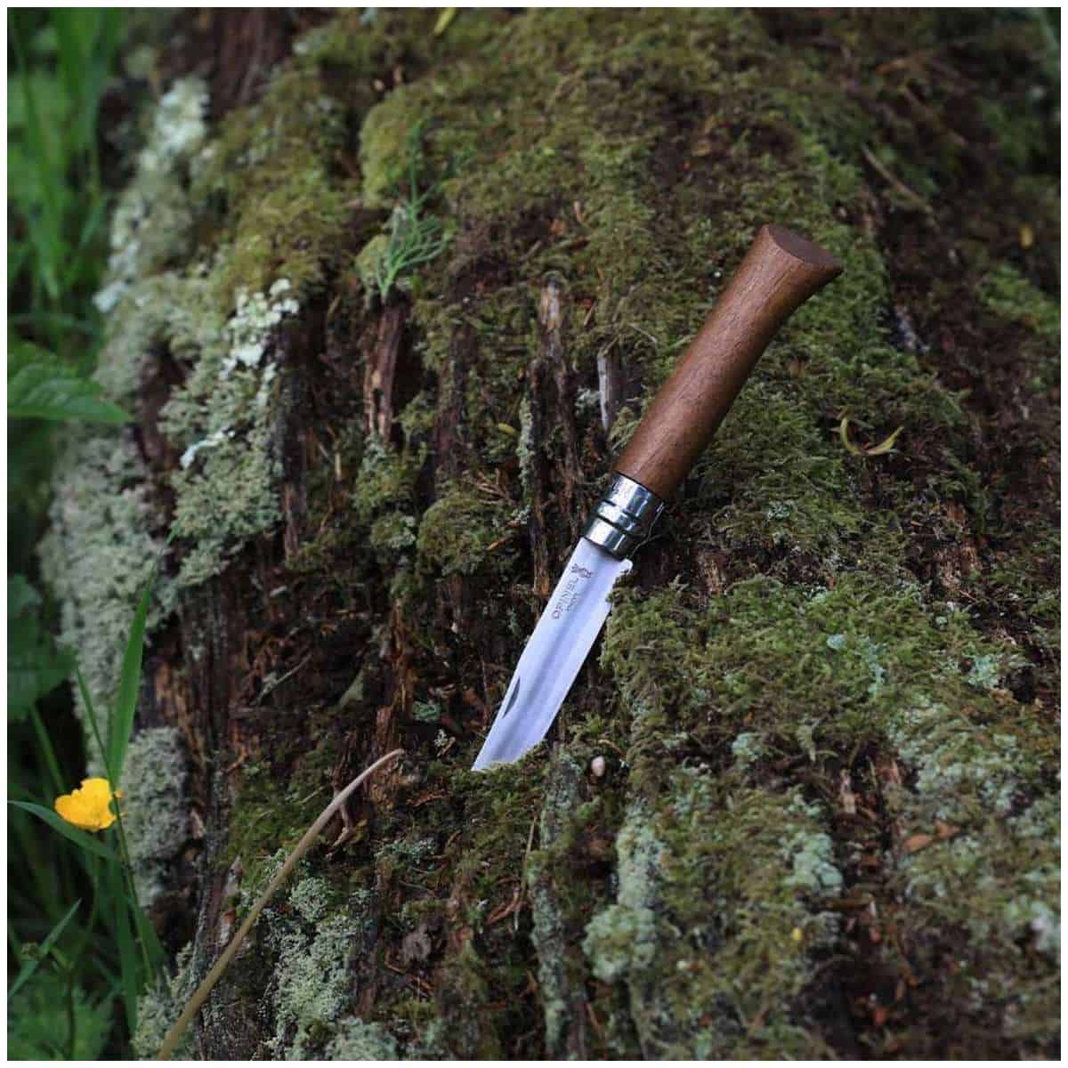 Opinel Pocket Knife 8.5 cm Walnut Wood Handle No 8 Classic Wood 002022