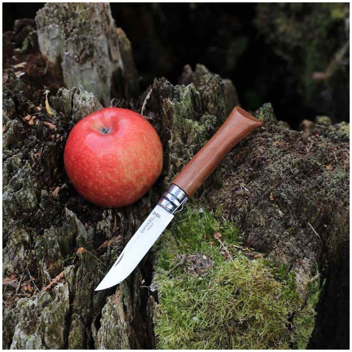 Opinel Pocket Knife 8.5 cm Walnut Wood Handle No 8 Classic Wood 002022
