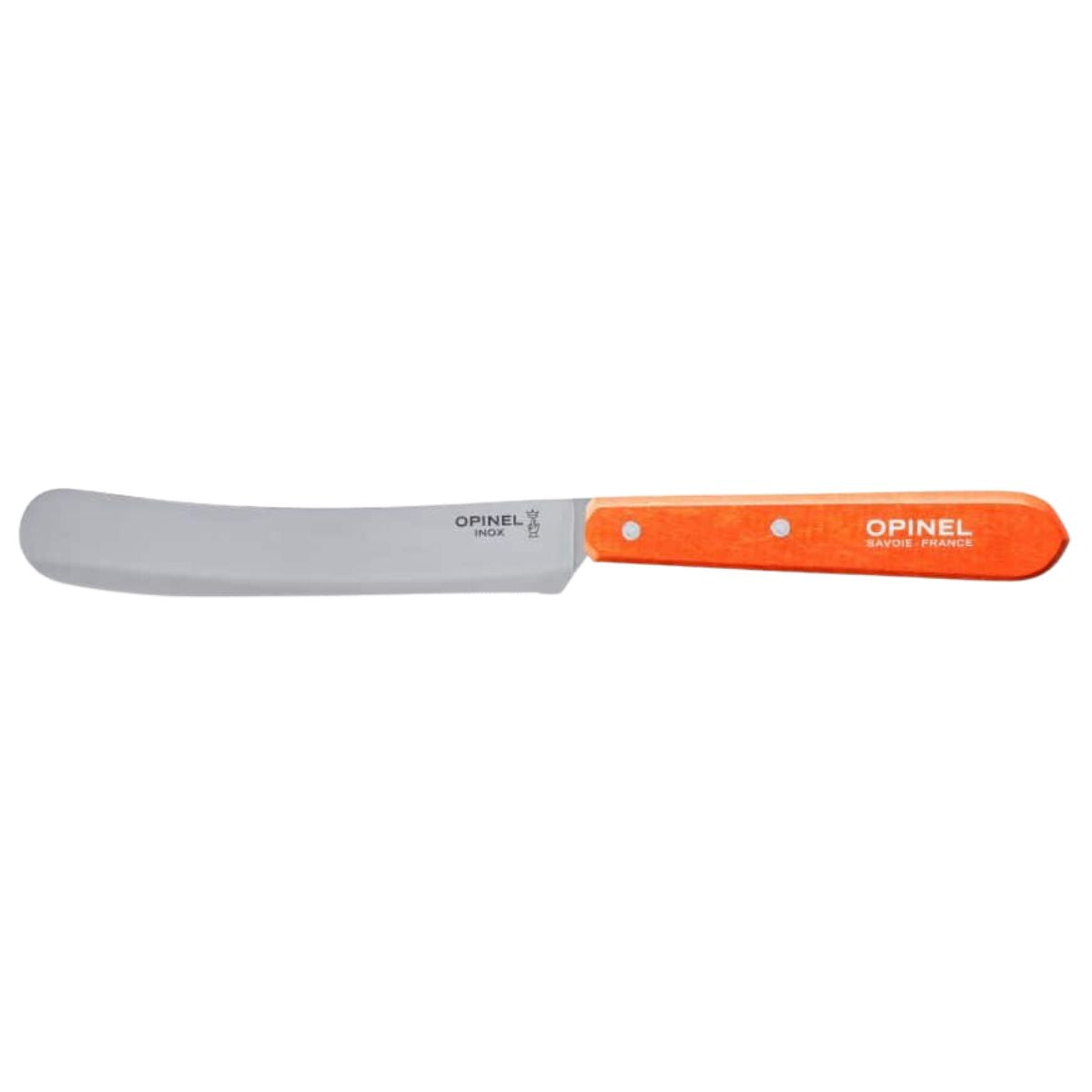 Opinel Butter Knife 11.5 cm Orange Beechwood Handle 002176