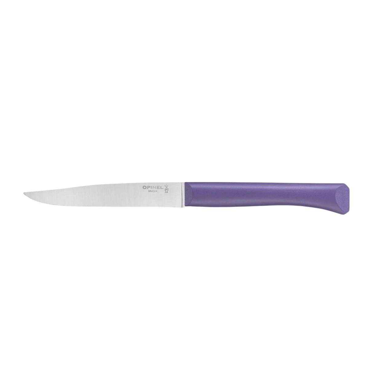 Opinel Serrated Paring Knive 11 cm With Purple Handle Νο 125 Bon Appetit+ 002191