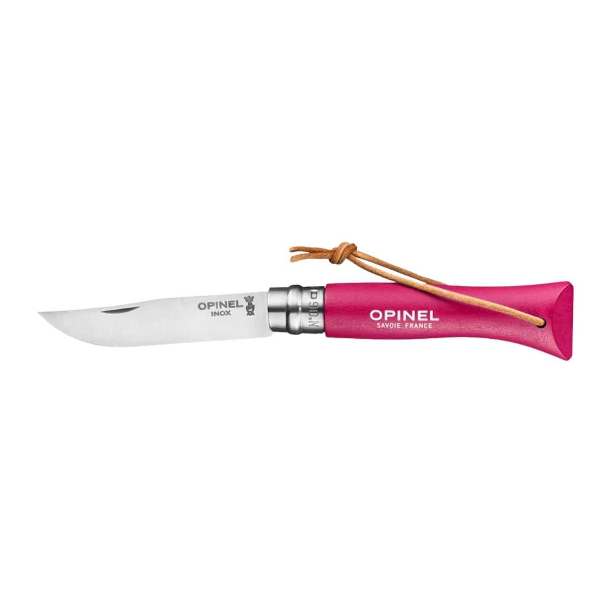Opinel Pocket Knife 7 cm Red Handle No 6 Colorama Barouder 002201