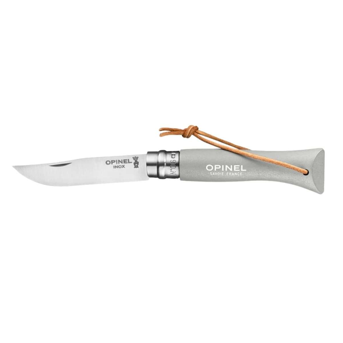 Opinel Pocket Knife 7 cm Grey Handle No 6 Colorama Barouder 002202