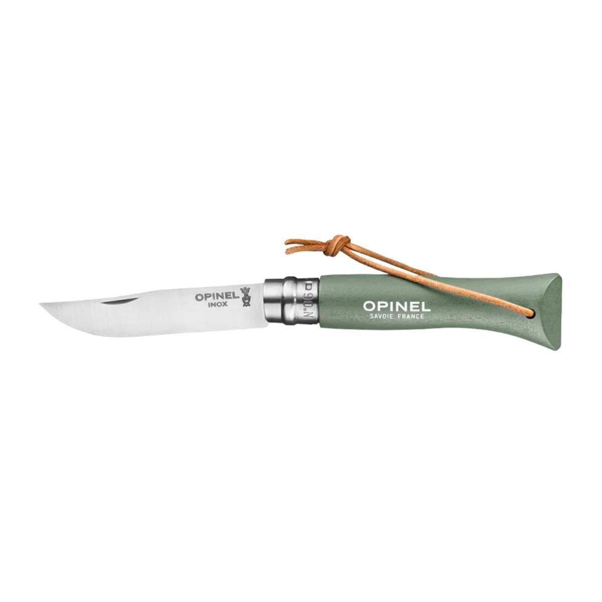 Opinel Pocket Knife 7 cm Green Handle No 6 Colorama Barouder 002203
