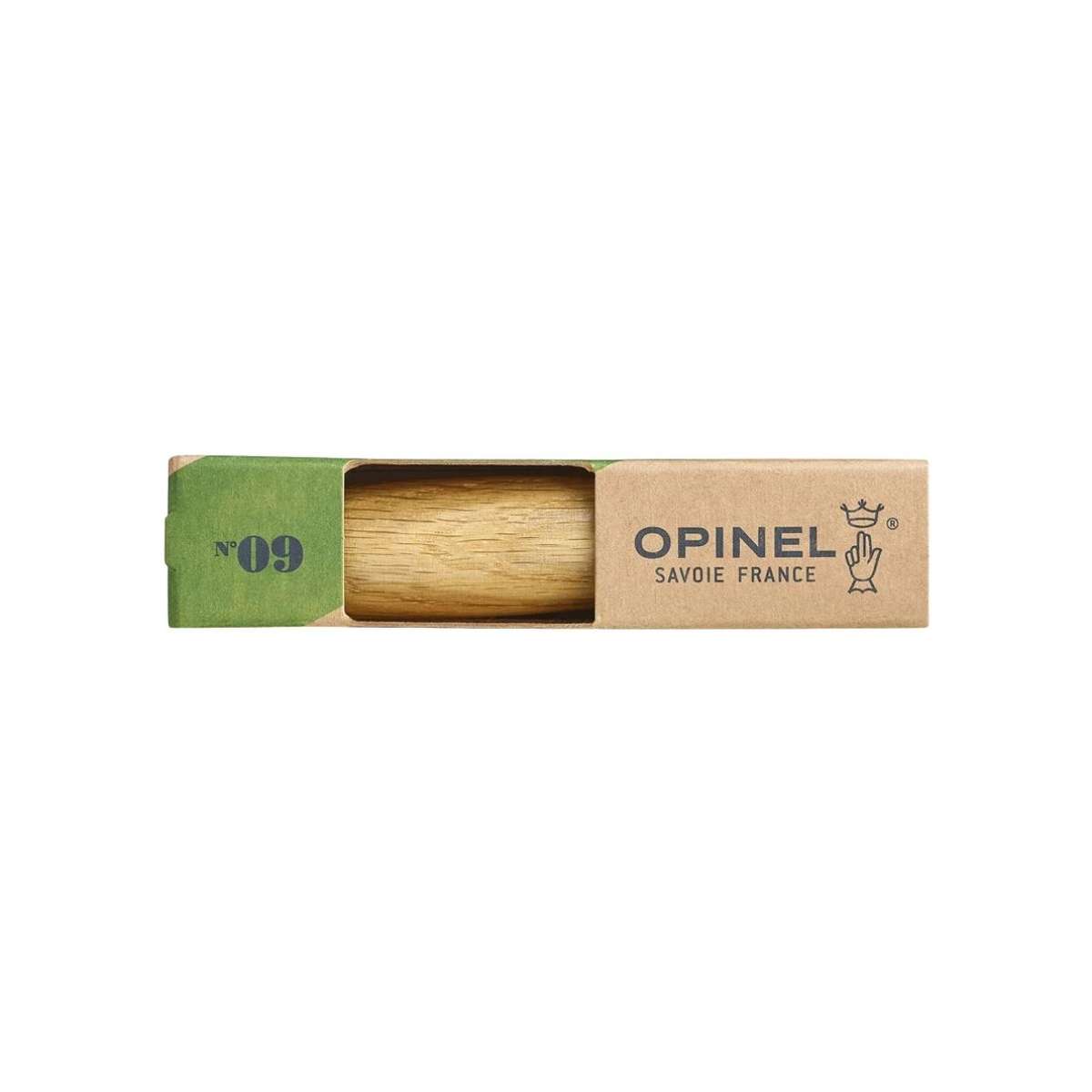 Opinel Pocket Knife 9 cm Oak Wood Handle No 9 Classic Wood 002424