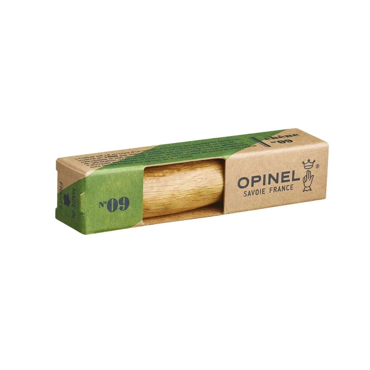 Opinel Pocket Knife 9 cm Oak Wood Handle No 9 Classic Wood 002424