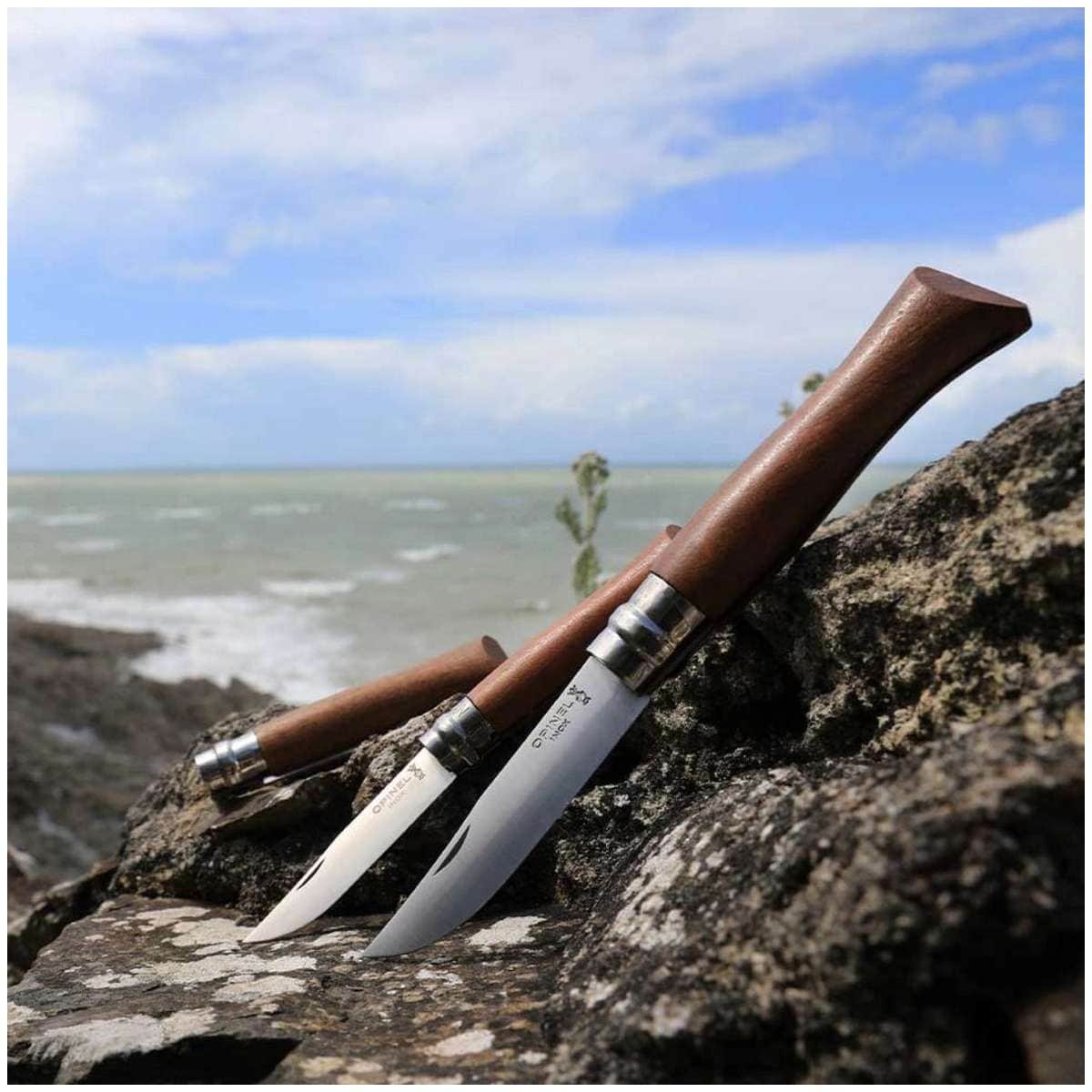 Opinel Pocket Knife 9 cm Walnut Wood Handle No 9 Classic Wood 002425