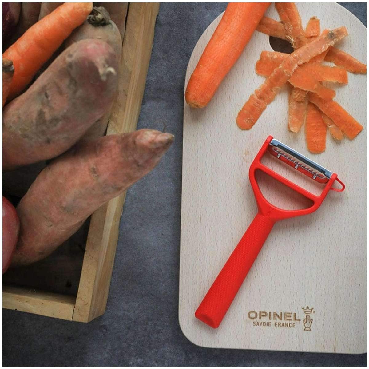 Opinel Peeler With Red Handle Peeler T-Duo 002429