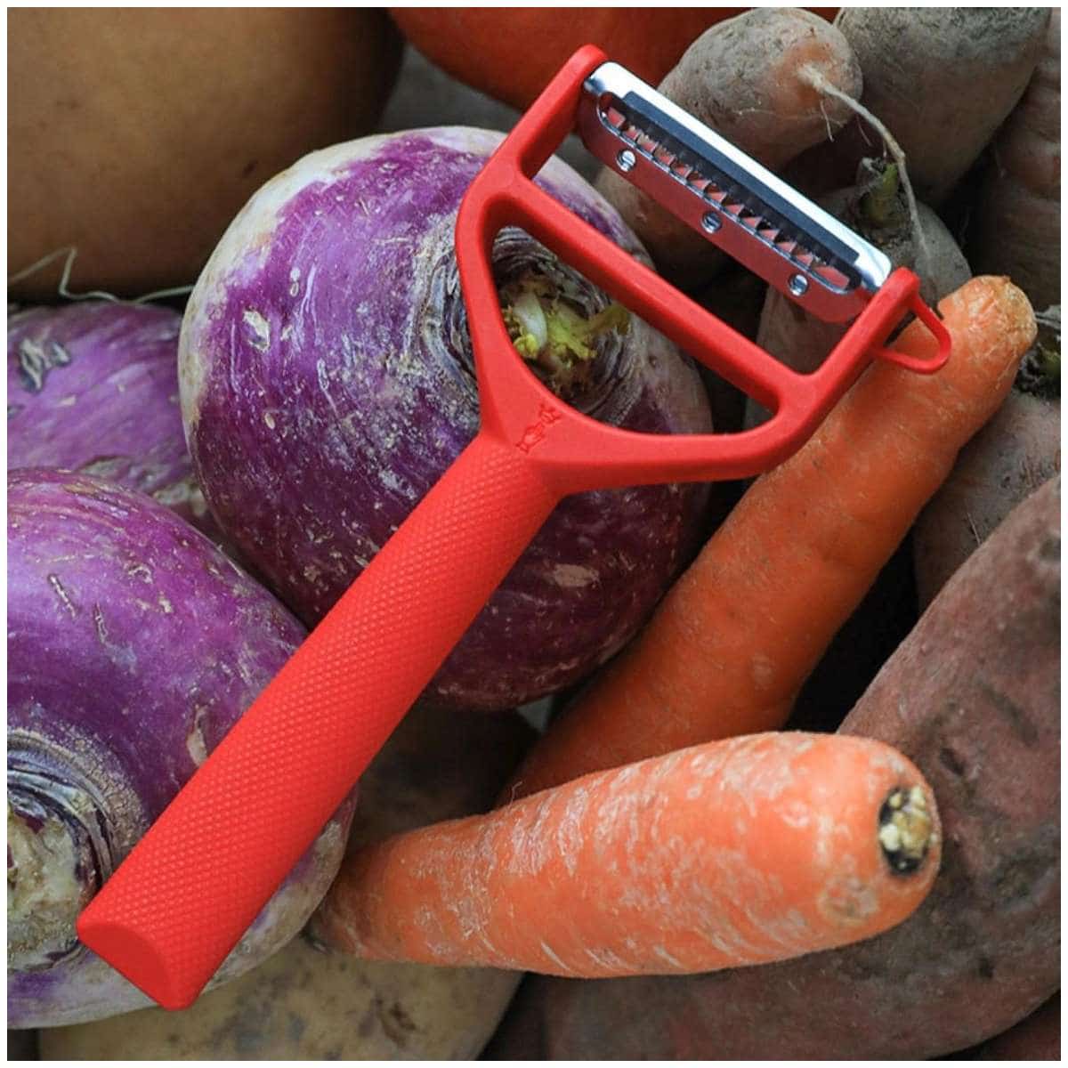 Opinel Peeler With Red Handle Peeler T-Duo 002429