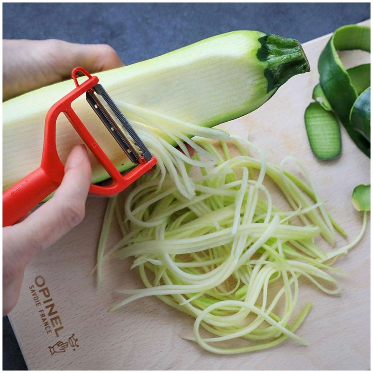 Opinel Peeler With Red Handle Peeler T-Duo 002429