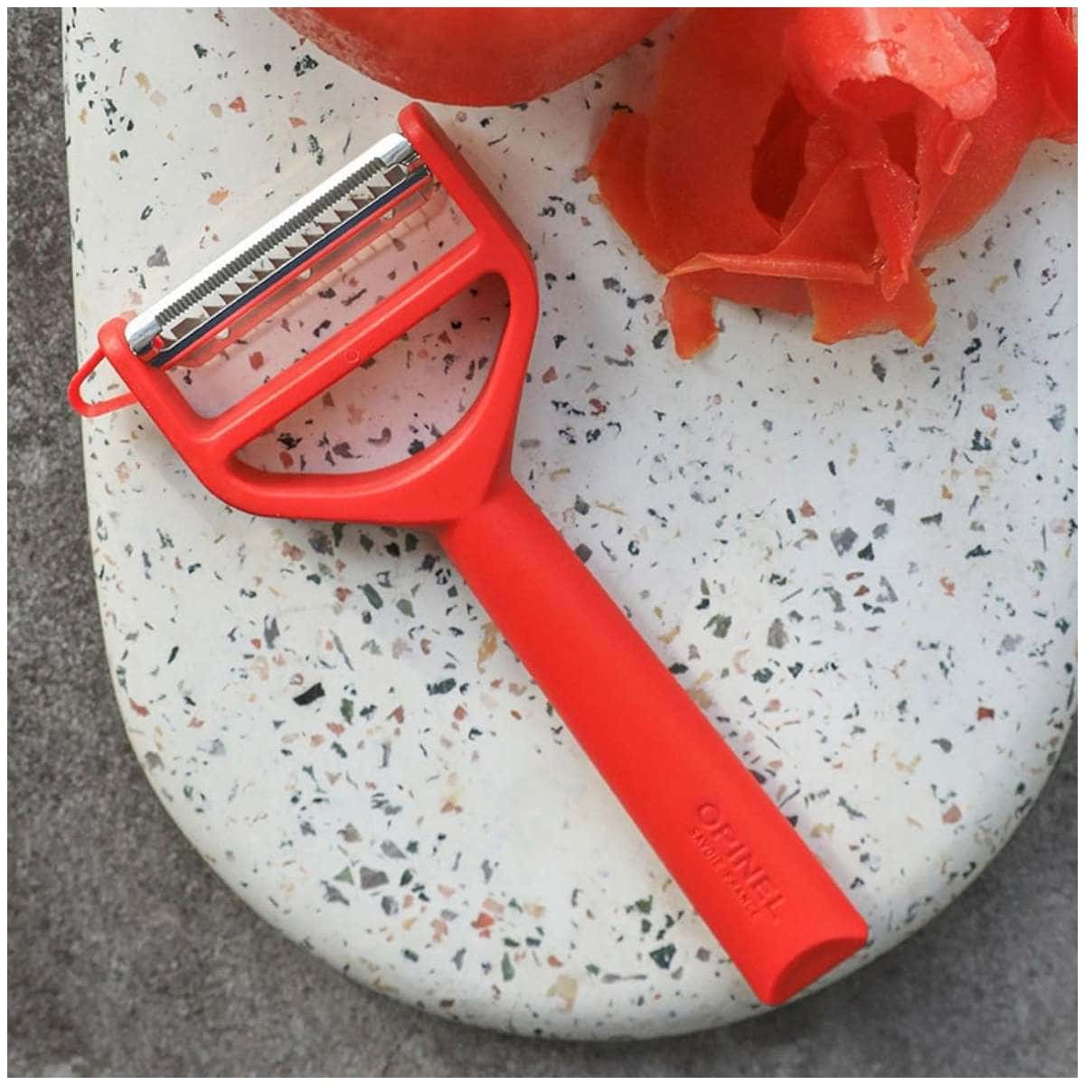 Opinel Peeler With Red Handle Peeler T-Duo 002429