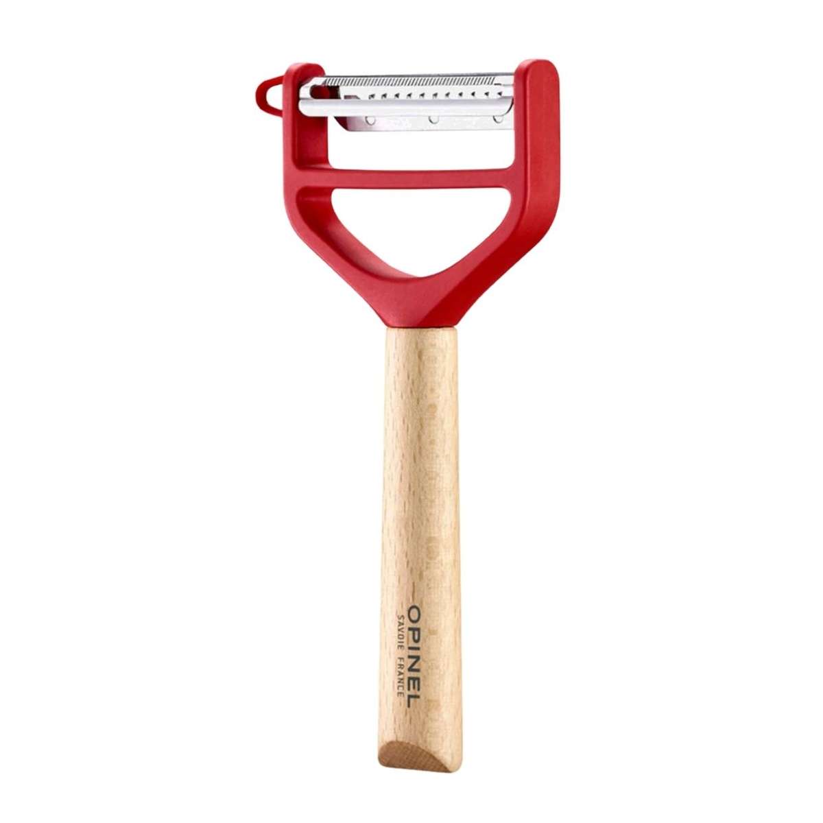 Opinel Peeler With Red Wooden Handle Peeler T-Duo 002433