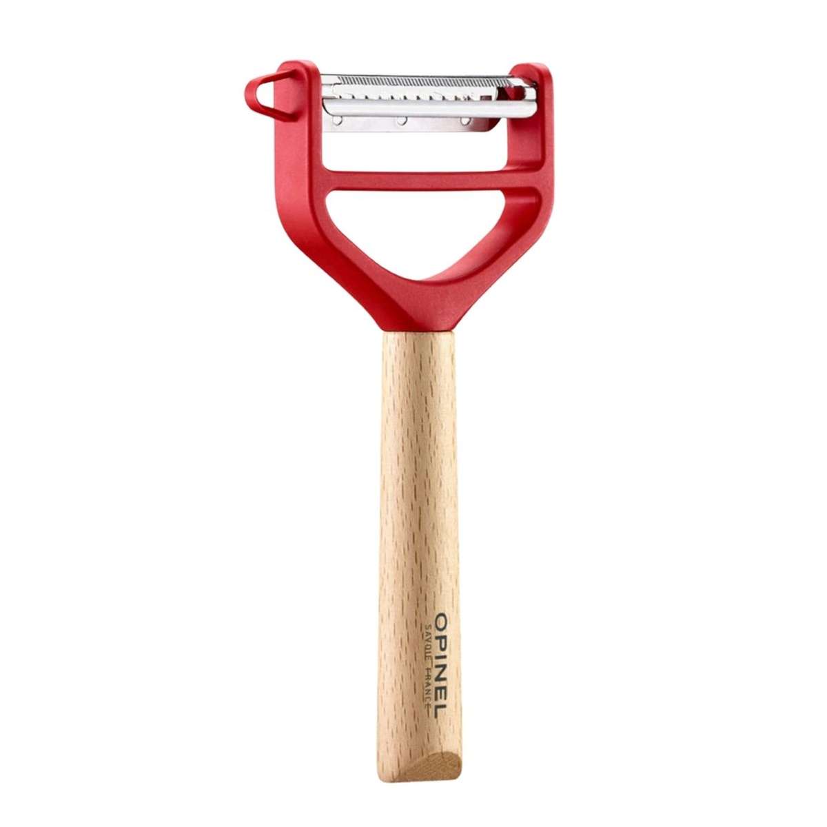 Opinel Peeler With Red Wooden Handle Peeler T-Duo 002433