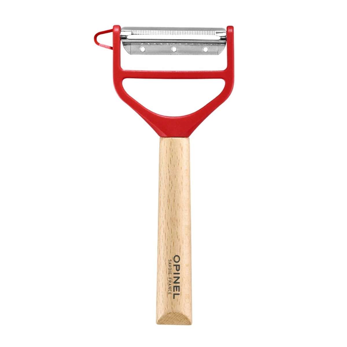 Opinel Peeler With Red Wooden Handle Peeler T-Duo 002433