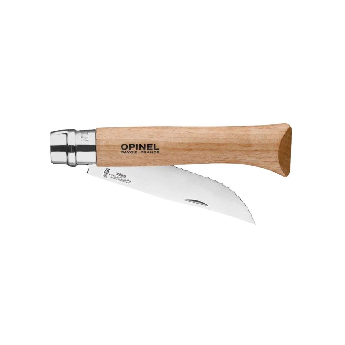 Opinel Pocket Knife 12 cm Beech Wood Handle No 12 Inox 002441