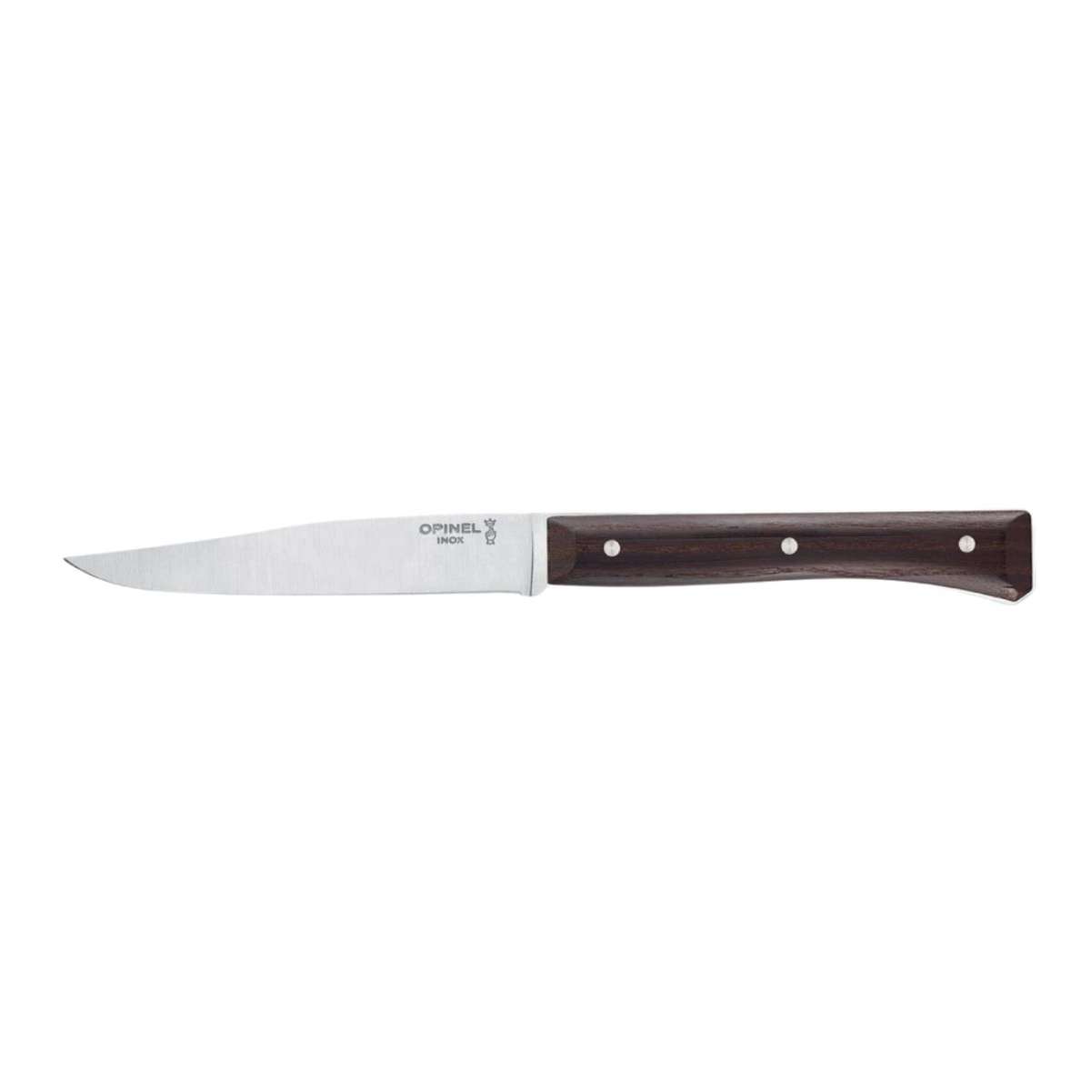 Opinel Knives 11 cm Set 4 pcs Dark Ash Wood Handle Facette 002497