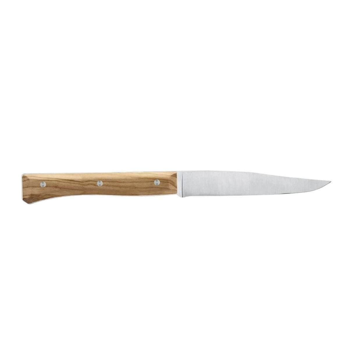 Opinel Knives 11 cm Set 4 pcs Olive Wood Handle Facette 002498
