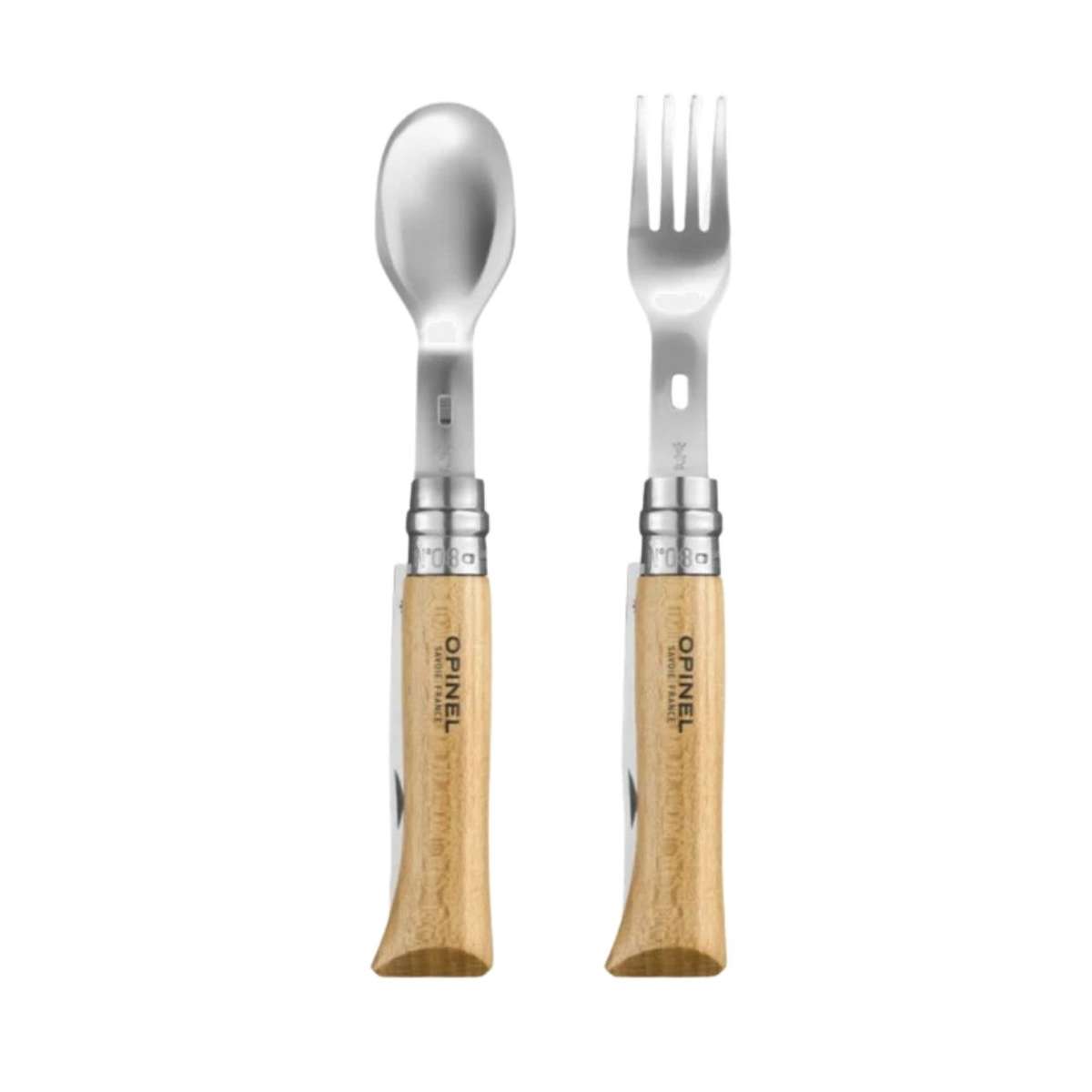 Opinel Cutlery With Towel 4 pcs Set For Picnik 002500