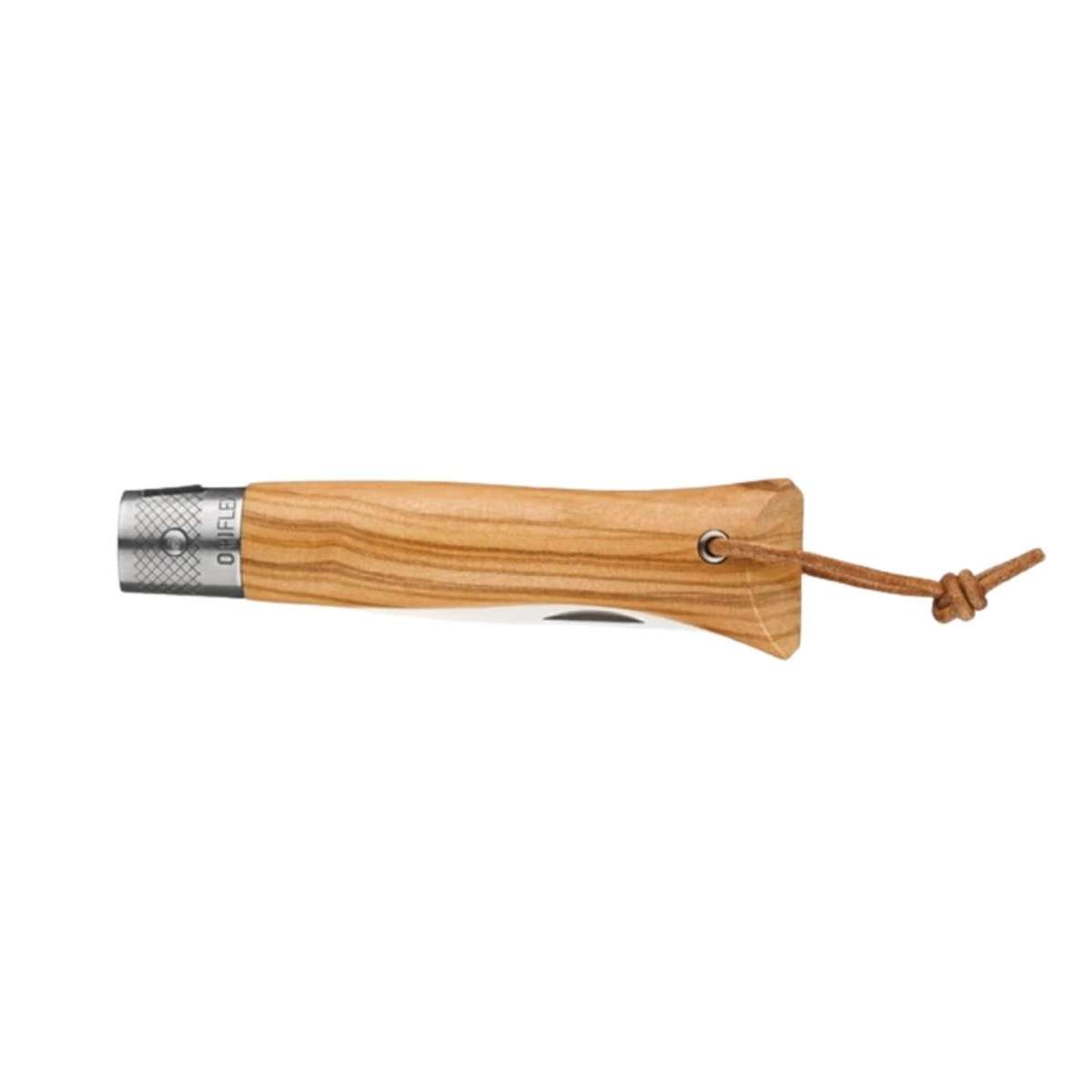 Opinel Pocket Knife 7 cm Olive Wood Handle Neo6 Opiflex 002504
