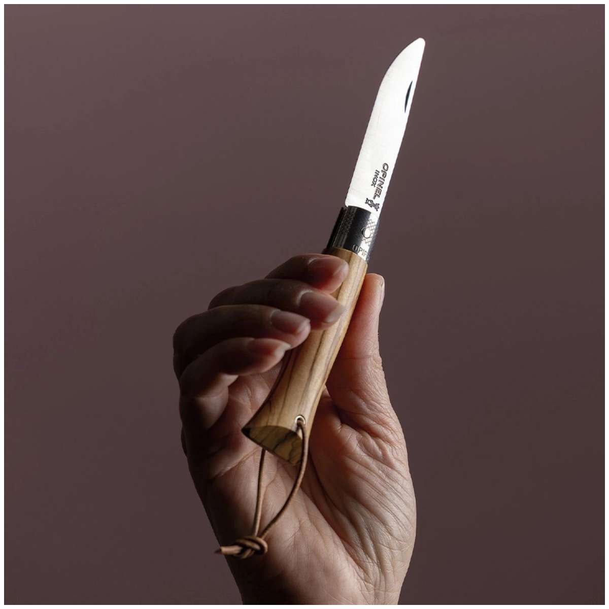 Opinel Pocket Knife 7 cm Olive Wood Handle Neo6 Opiflex 002504