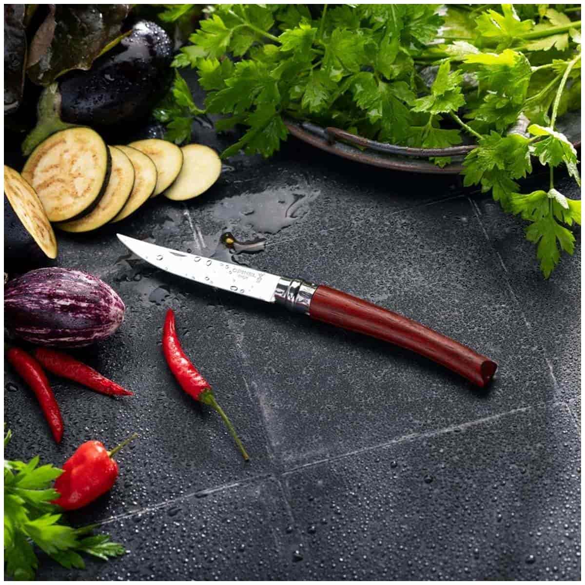 Opinel Pocket Knife 10 cm Padouk Handle No 10 Slim 002555