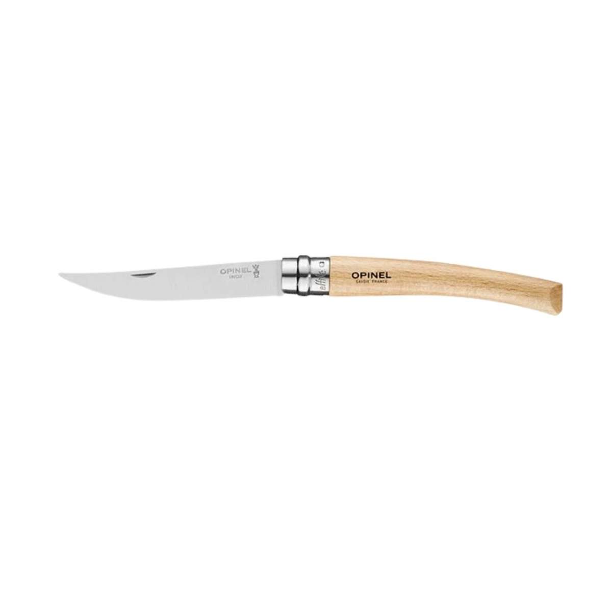 Opinel Pocket Knife 10 cm Beech Wood Handle No 10 Slim 002559