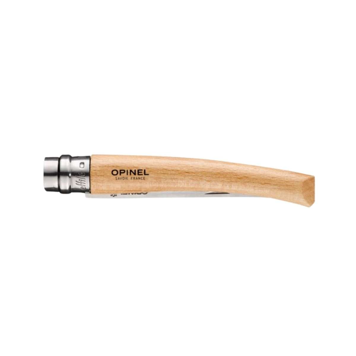 Opinel Pocket Knife 10 cm Beech Wood Handle No 10 Slim 002559