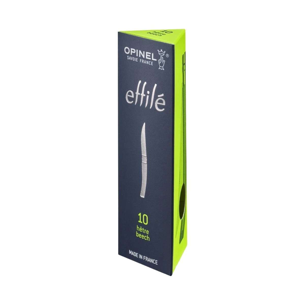 Opinel Pocket Knife 10 cm Beech Wood Handle No 10 Slim 002559