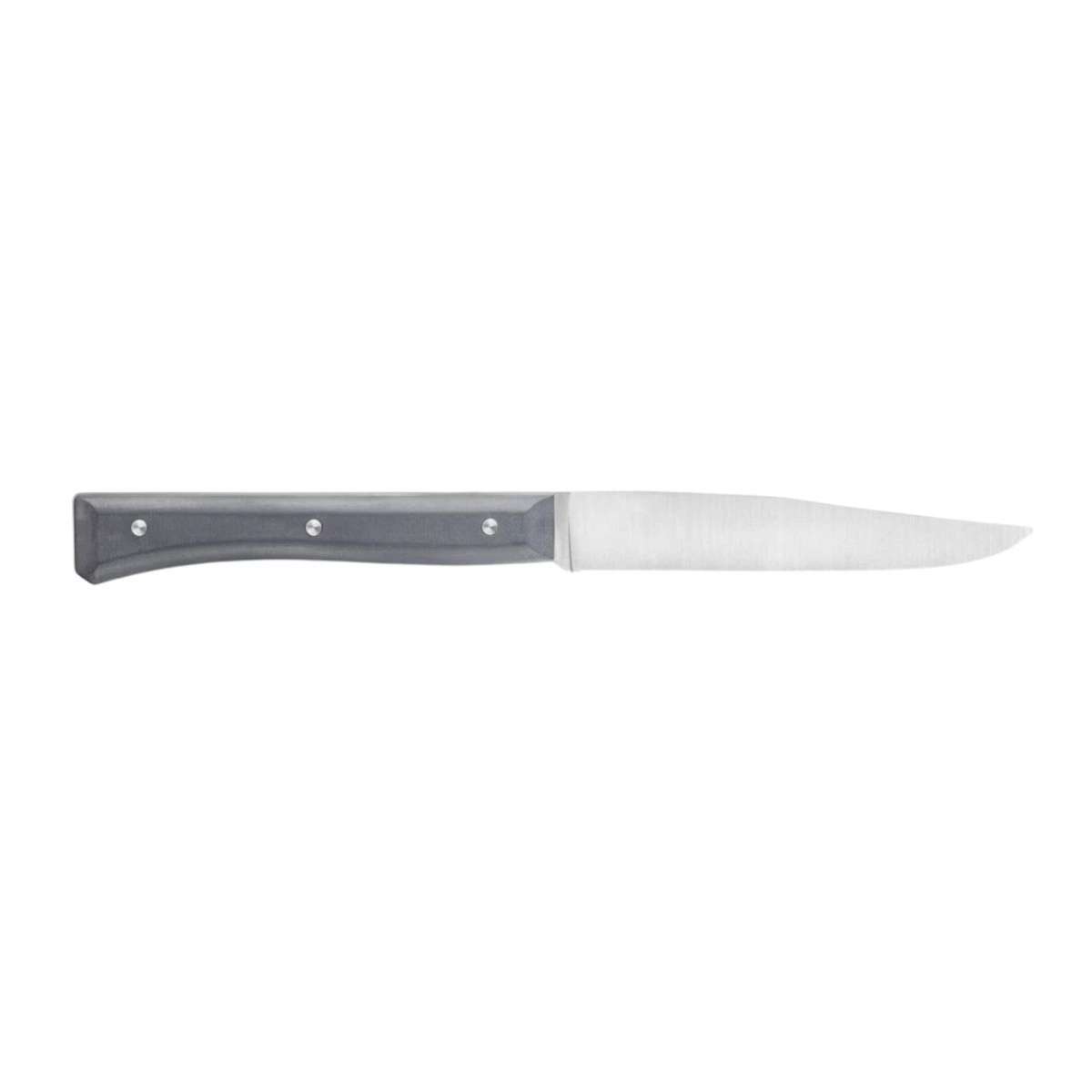 Opinel Serrated Knives 11 cm 4 pcs Set White Wooden Handle Facette Slate 002565