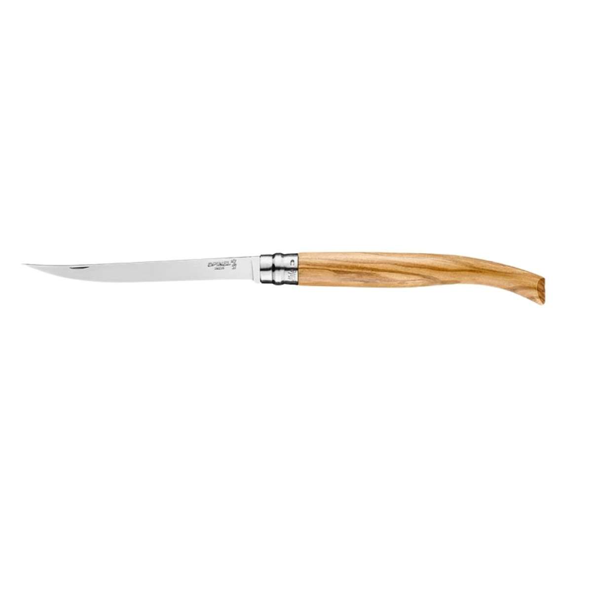 Opinel Pocket Knife 15 cm Olive Wood Handle No 15 Slim 002608