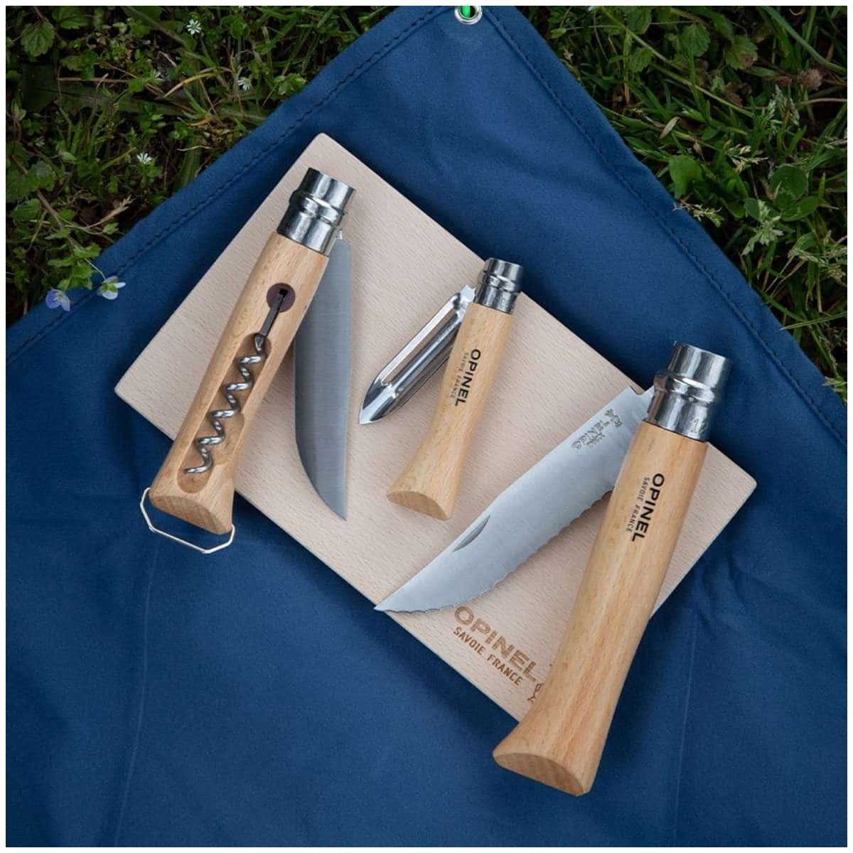 Opinel Knives Set 5 pcs Nomad Cooking Kit 002614
