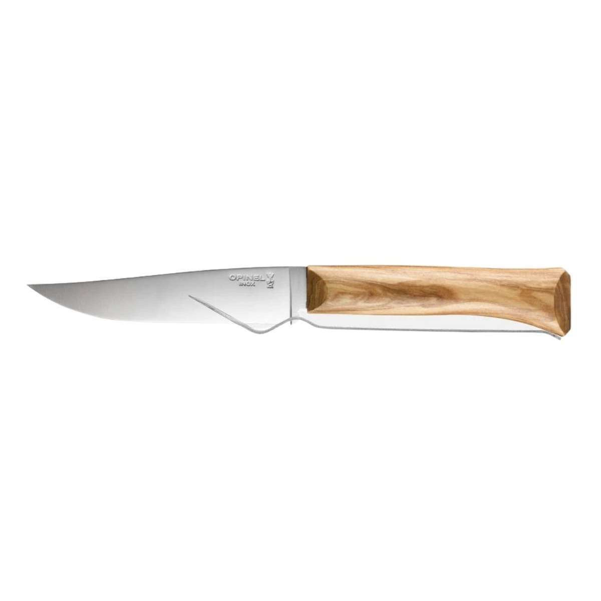Opinel Cheese Knife 12.5 With Olive Wood Handle And Fork 2 pcs Set 002626