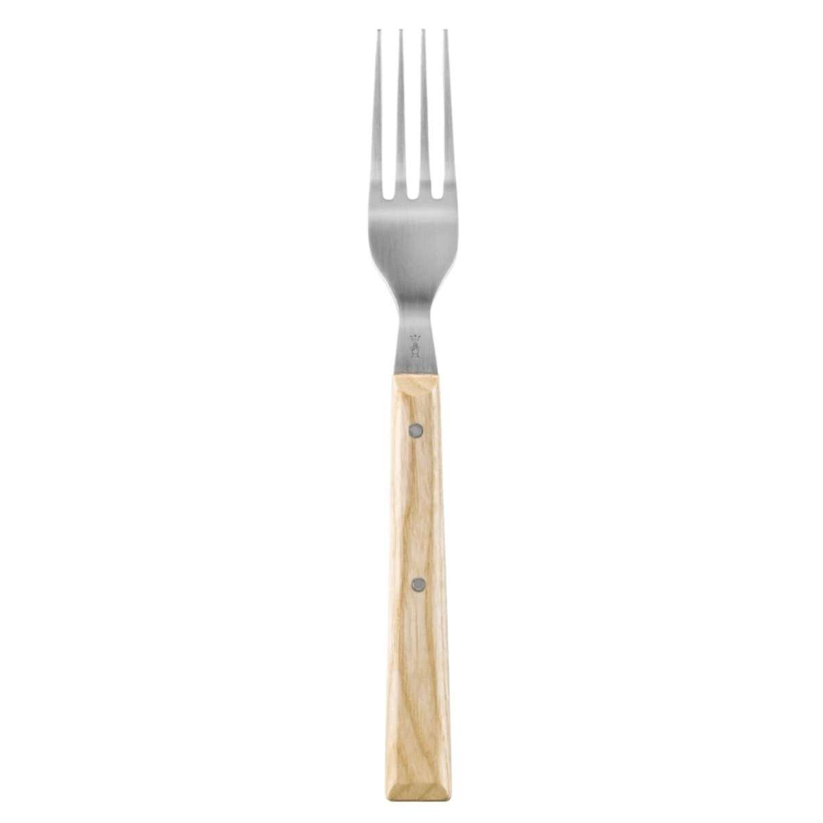 Opinel Stainless Steel Fork With Ash Wood Handle Sylve 002633