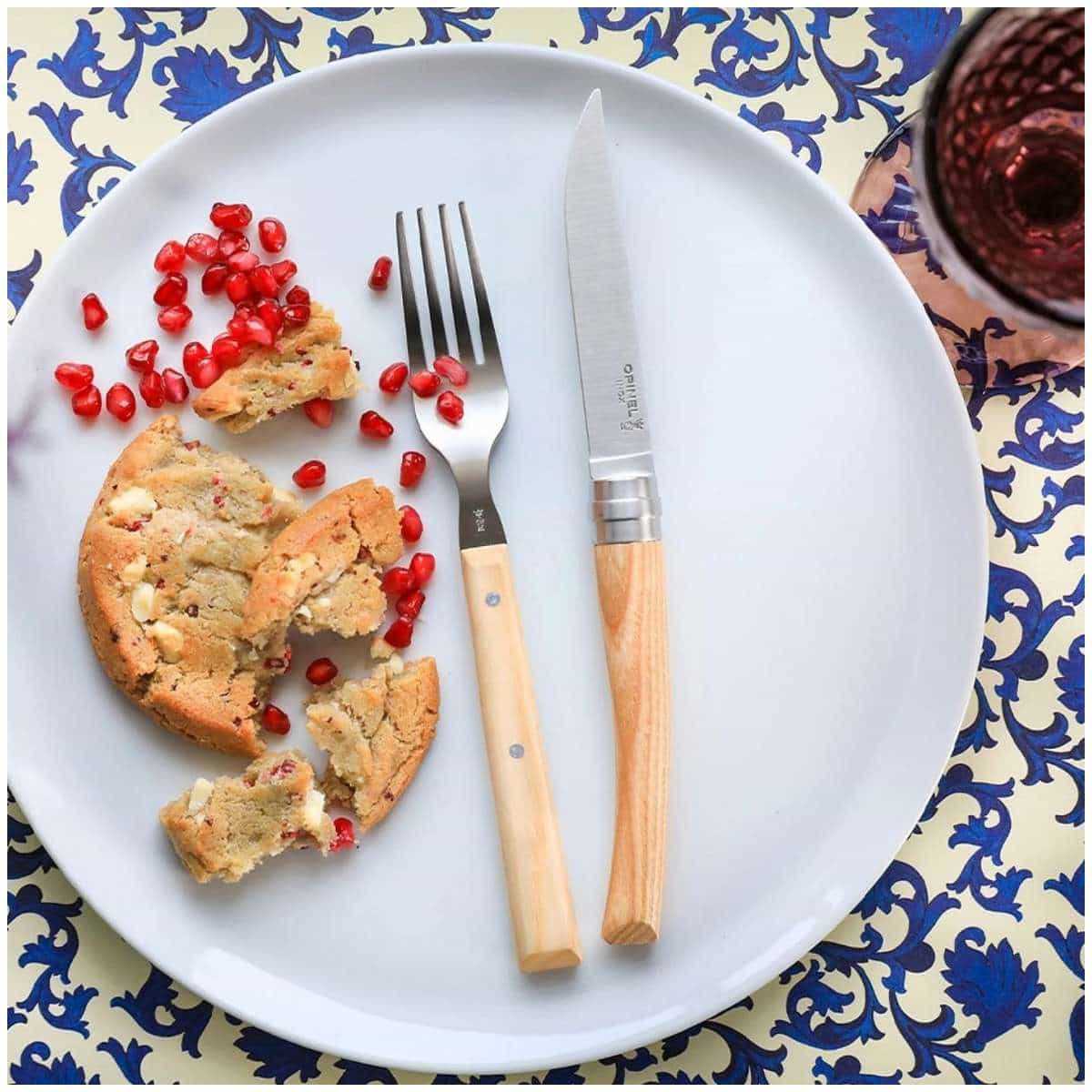 Opinel Stainless Steel Fork With Ash Wood Handle Sylve 002633