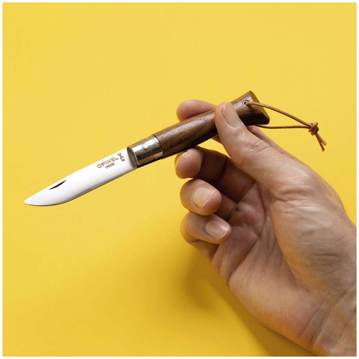 Opinel Pocket Knife 7 cm Black Walnut Wood Handle Neo6 Opiflex 003108