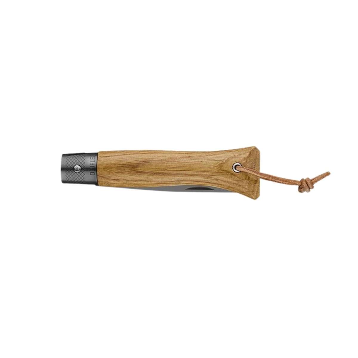 Opinel Pocket Knife 7 cm Black Oak Wood Handle Neo6 Opiflex 003109