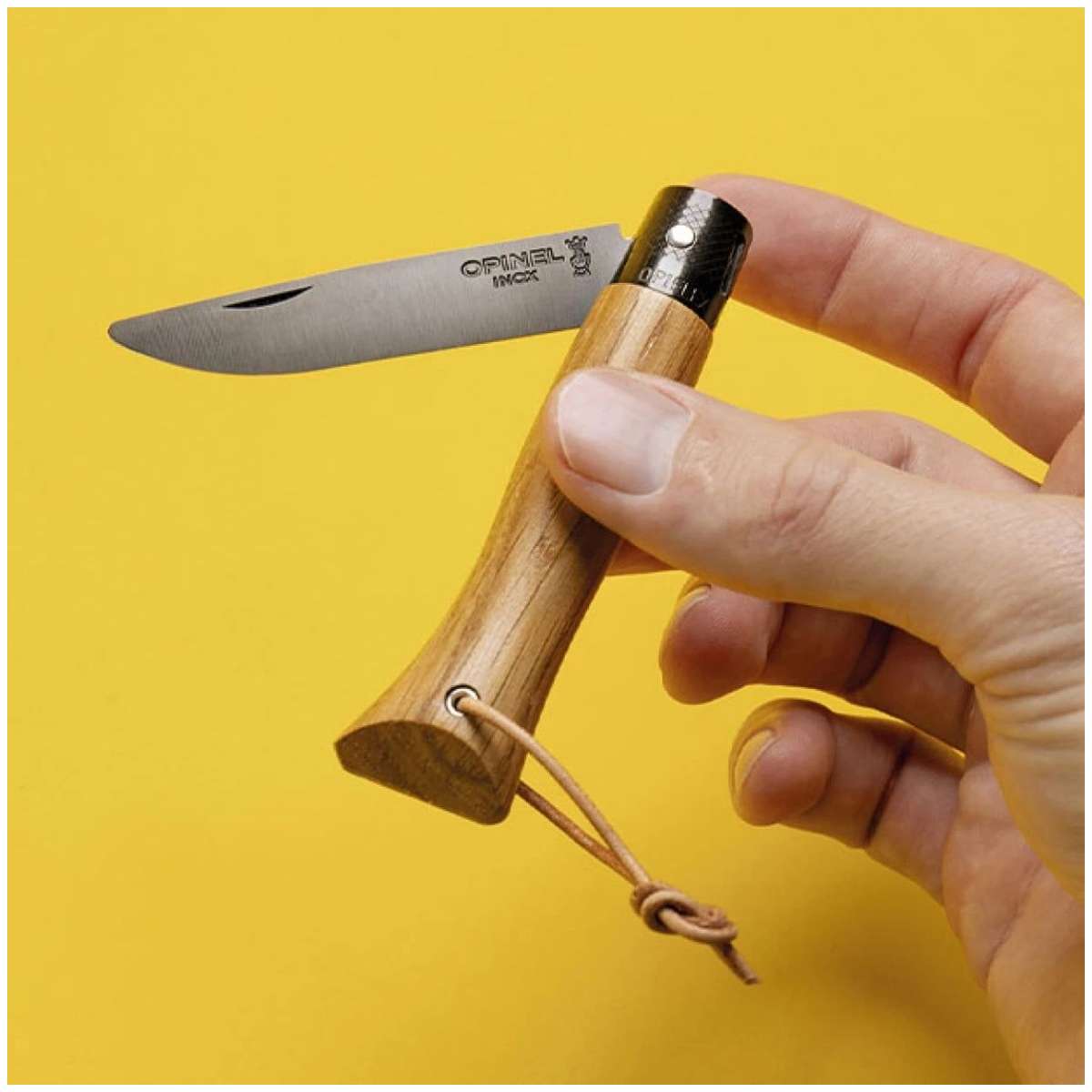 Opinel Pocket Knife 7 cm Black Oak Wood Handle Neo6 Opiflex 003109