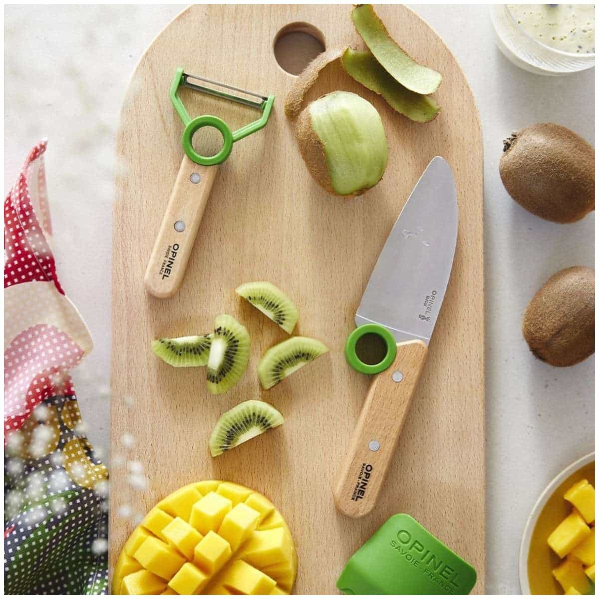 Opinel Kid’s Knife With Peeler And Finger Guard Set 3 pcs 003113