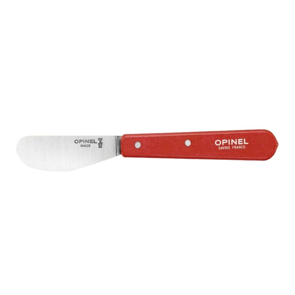 Opinel Butter Knife 7 cm with Red Wooden Handle No 117 Paysage 003131