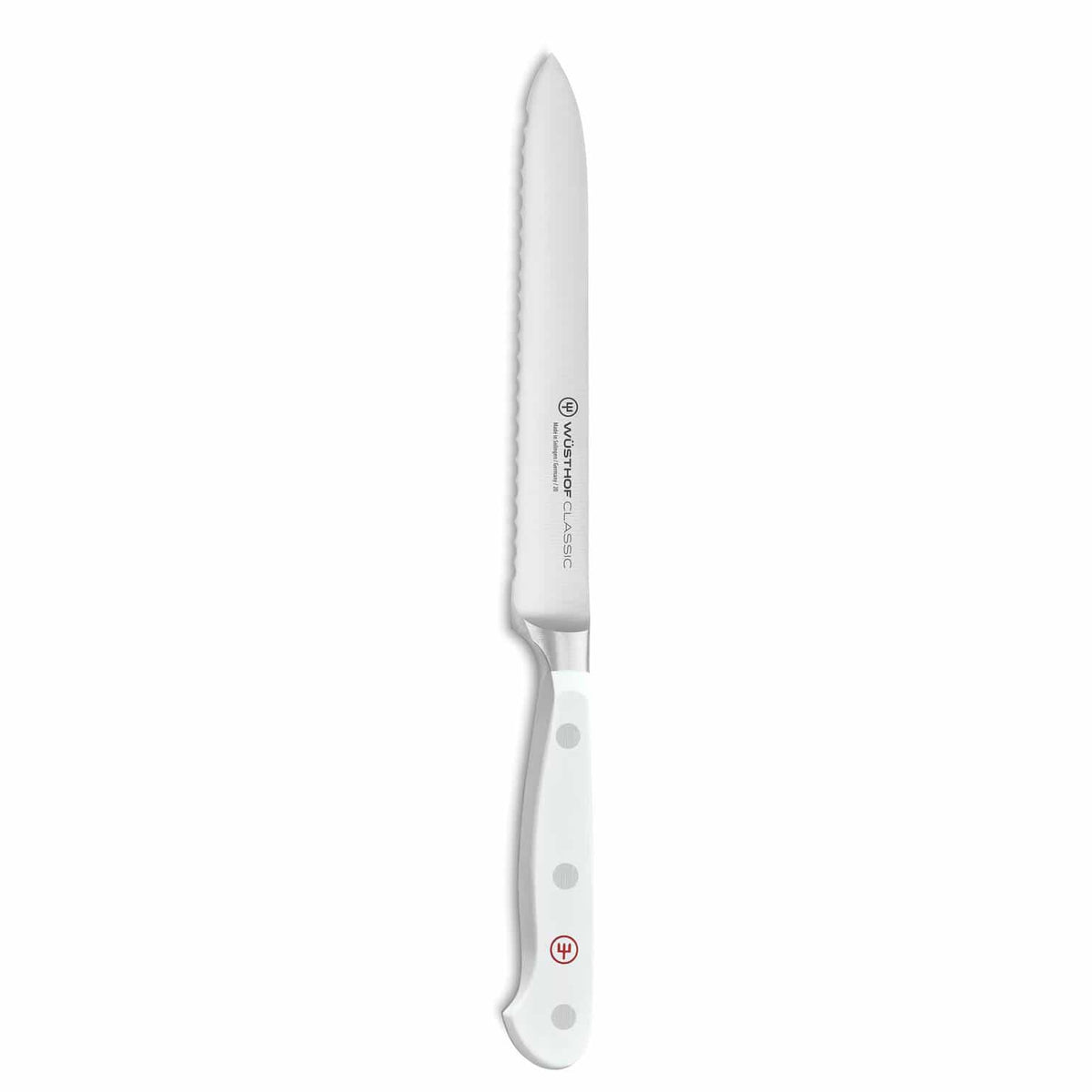 Wusthof Serrated Utility-Cold Cuts Knife 14 cm Classic White 1040201614