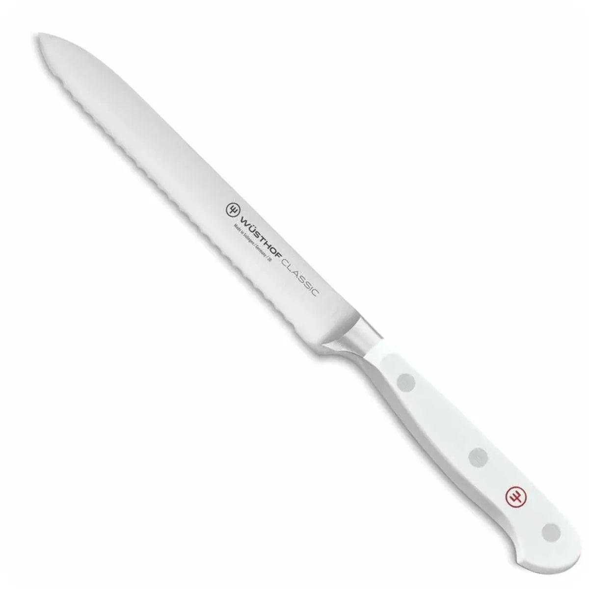 Wusthof Serrated Utility-Cold Cuts Knife 14 cm Classic White 1040201614